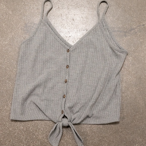 Wild Fable Gray Knit Tank Top, Size M - Picture 3 of 4
